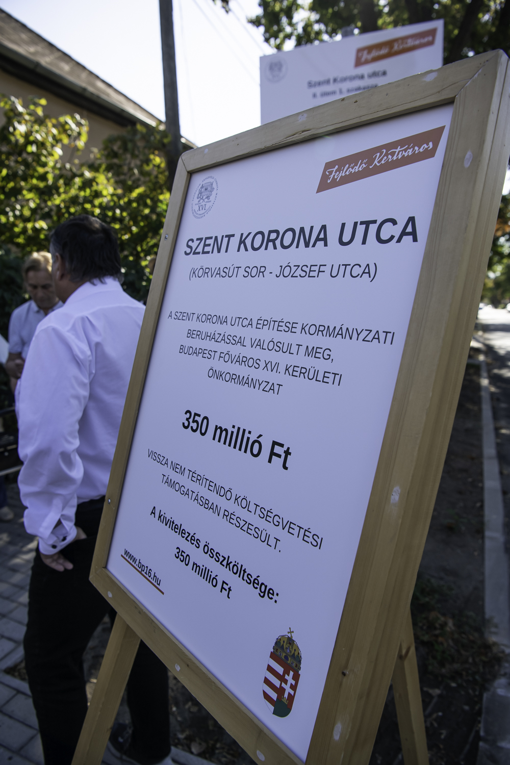 a felújítás adatai