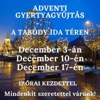 A gyertyagyújtások időpontja