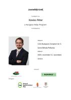 A program meghívója