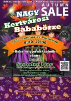 Nagy kertvárosi bababörze plakátja
