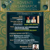 Adventi programok az Erzsébet-ligetben