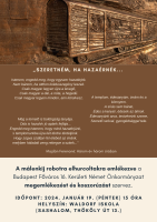 A megemlékezés és koszorúzás meghívója