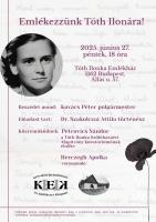 Emlékezzünk Tóth Ilonára!