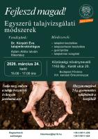 Fejleszd magad! Egyszerű talajvizsgálati módszerek plakát