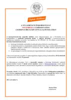 A XVI. kerületi Önkormányzat november 6-i tájékoztatója a koronavírus-járvánnyal kapcsolatban