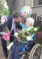 Paor Éva köszöntése 100. születésnapja alkalmából.