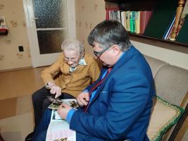 Etelka néni köszöntése 95. születésnapja alkalmából.