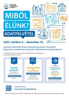 "Miből élünk?" adatfelvétel