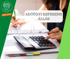 adóügyi referensi állás
