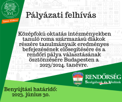 Rendőrségi pályázati felhívás