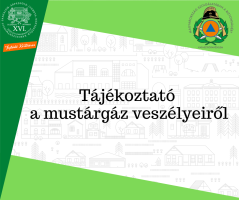 Tájékoztató a mustárgáz veszélyeiről