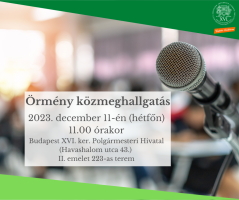 Közmeghallgatást tart az Örmény Önkormányzat