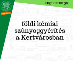 földi kémiai szúnyoggyérítés a Kertvárosban