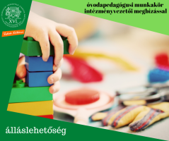 Álláshirdetés óvodapedagógusi munkakör betöltésére