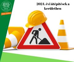 Plakát - 2024. évi útépítések a kerületben