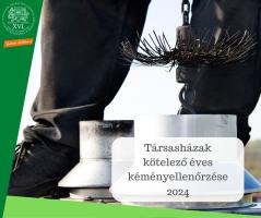 Elkészült a társasházak kéményellenőrzéseinek idei ütemterve - Társasházak  kötelező éves kéményellenőrzése 2024