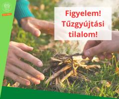  Figyelem! Tűzgyújtási tilalom! krea