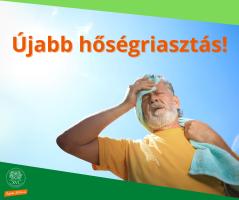 Újabb hőségriasztás!