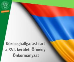 Közmeghallgatást tart az Örmény Önkormányzat