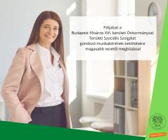 Pályázat a  Budapest Főváros XVI. kerületi Önkormányzat  Területi Szociális Szolgálat  gondozó munkakörének betöltésére  magasabb vezetői megbízással