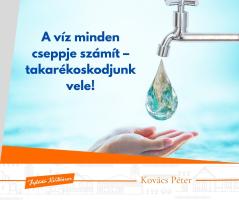 A víz minden cseppje számít – takarékoskodjunk vele! - kreatív