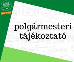 polgármesteri tájékoztató
