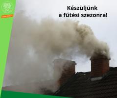 a kreatívon olvasható szöveg: Készüljünk a fűtési szezonra!