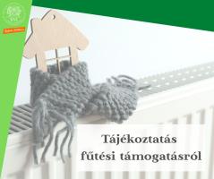 Tájékoztató fűtési támogatásról