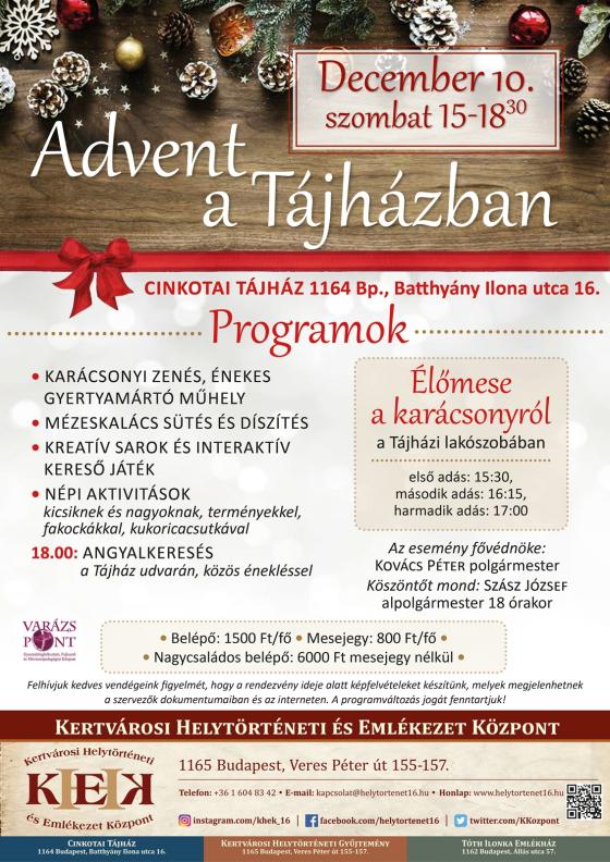 Advent a Cinkotai Tájházban