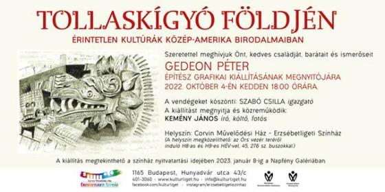 Tollaskígyó Földjén grafikai kiállítás megnyitó