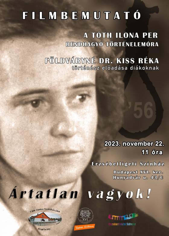 Filmvetítés Tóth Ilona kirakatperéről