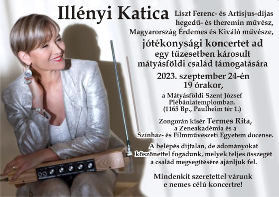Illényi Katica jótékonysági koncert 