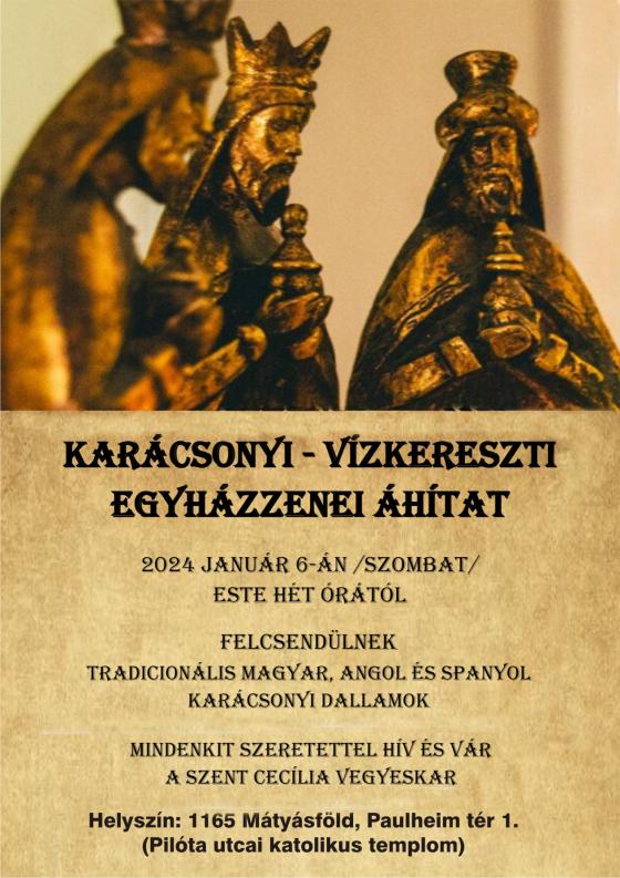 Tradicionális magyar, angol és spanyol karácsonyi dallamok