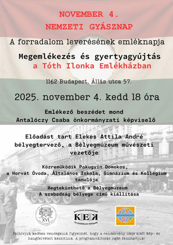 Nemzeti Gyásznap - A forradalom leverésének emléknapja