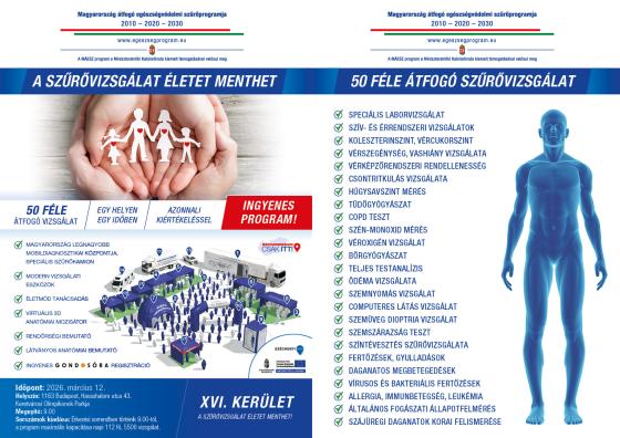 Az egészségnap plakátja