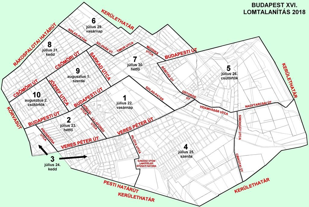16 kerület térkép Budapest Terkep Xvi Kerulet 16 kerület térkép
