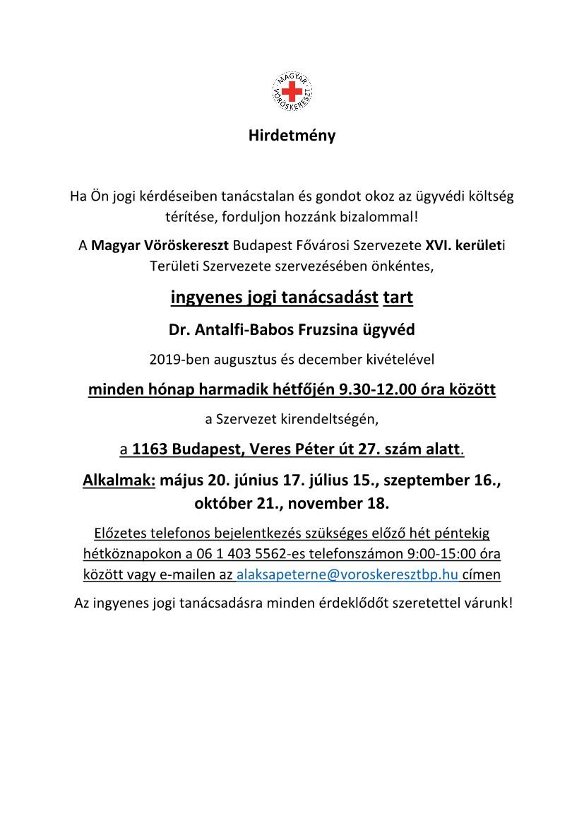 Ingyenes Jogi Tanacsadas Fejlodo Kertvaros