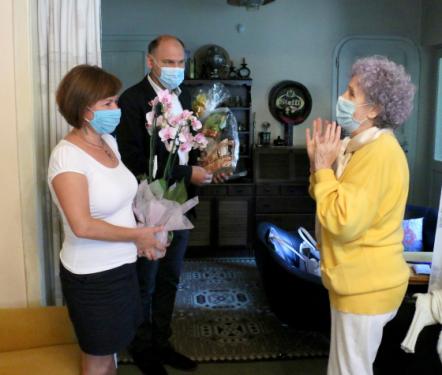 Ida néni, Ács Anikó alpolgármester, Szász József alpolgármester