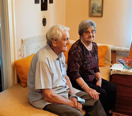 Ilonka néni férjével Lajos bácsival