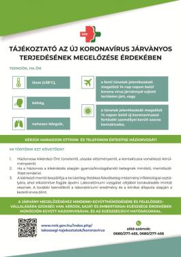 tájékoztató corvid 19