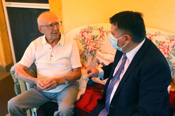 Nagy Dezső és Kovács Péter polgármester