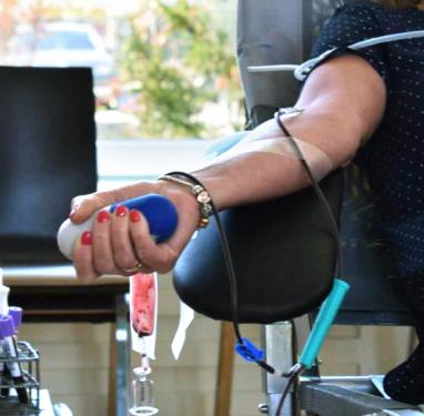 Vöröskereszt interjú véradás