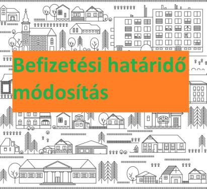 befizetési határidő módosítás