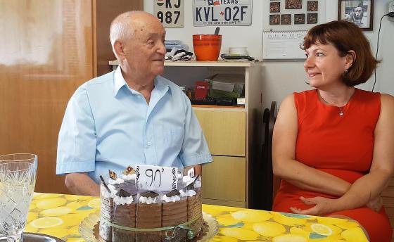 90 éves Fehérvári József