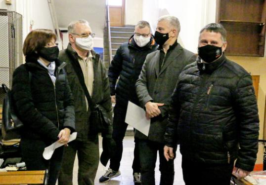 Szatmáry Kristóf országgyűlési képviselő, Kovács Péter polgármester, Kovács Katalin, az Észak-Pesti Tankerületi Központ igazgatója, Tóth András intézményvezető