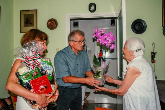 Fodor Leventéné 90. születésnapját ünnepelte
