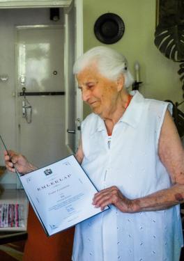 Fodor Leventéné 90. születésnapját ünnepelte