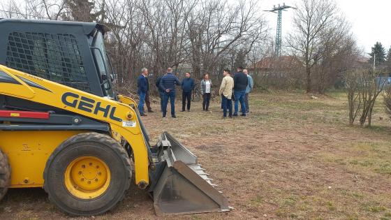 Munkaterület-átadás az IKARUS BSE sporttelepen