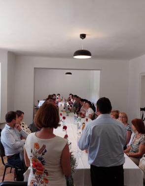 Kovács Péter polgármester és Ács Anikó alpolgármesterasszony a védőnők napján