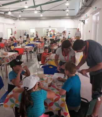 Életkép a táborból